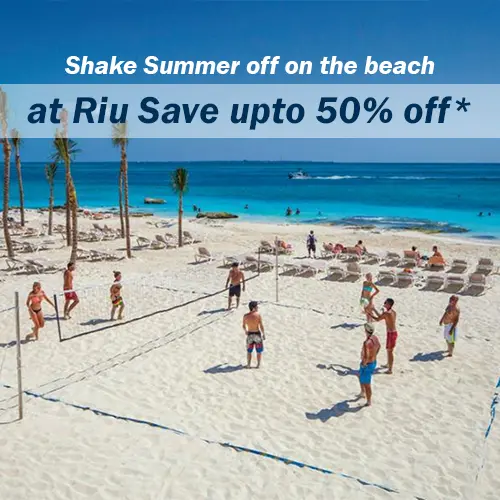 Riu save upto 50% off