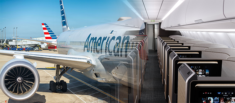 American y Delta Airlines actualizaron nuevos asientos de clase premium de lujo