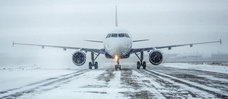 Aerolíneas toman precauciones ante tormenta invernal