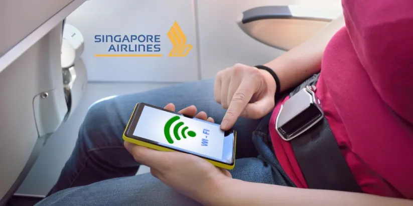Wi-Fi gratuito disponible en los vuelos de Singapore Airlines