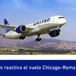 United Airlines reactiva el vuelo Chicago-Roma el 7 de marzo